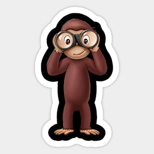 Curious George Detect Sticker